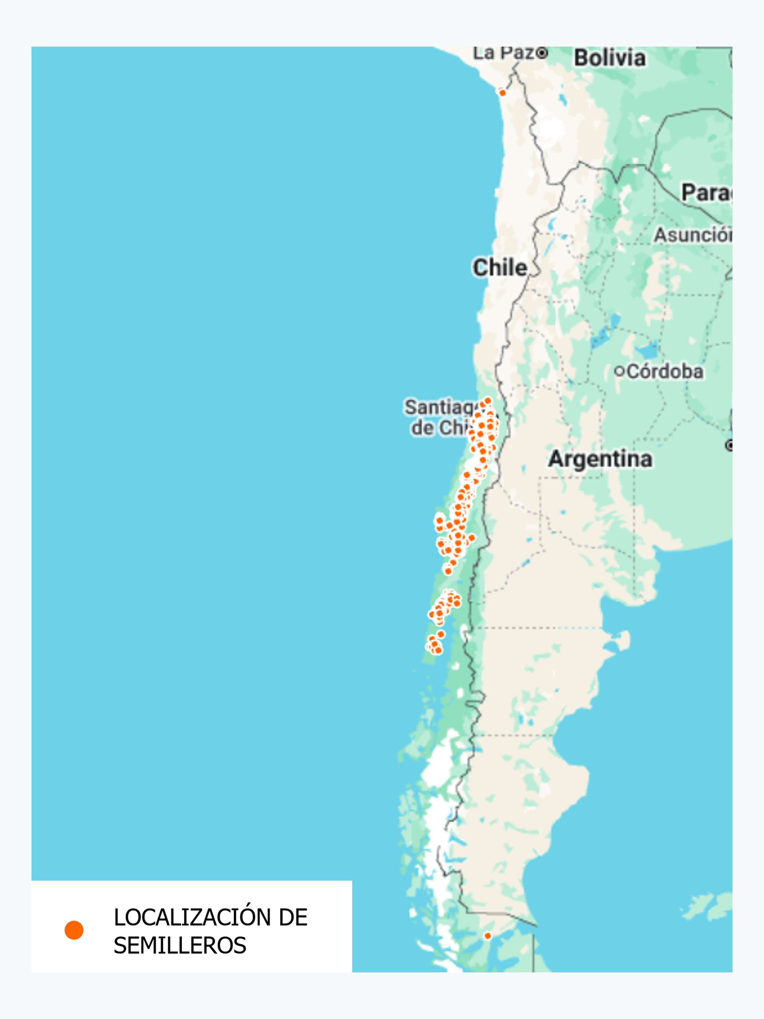 Servicio Web de Mapas - Localización de Semilleros